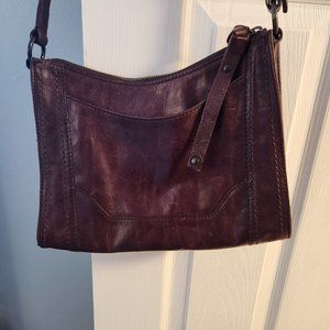 Frye Crossbody Bag in Rich Brown Leather